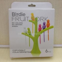 小鳥水果叉套裝 美樂日用的精致設(shè)計(jì)，義烏購便捷購物體驗(yàn)